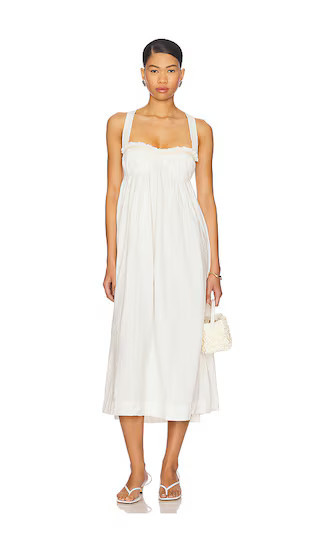 Free People x free-est Poppy Midi Dress In Coconut Milk in Ivory. - size M | Revolve Clothing (Global)