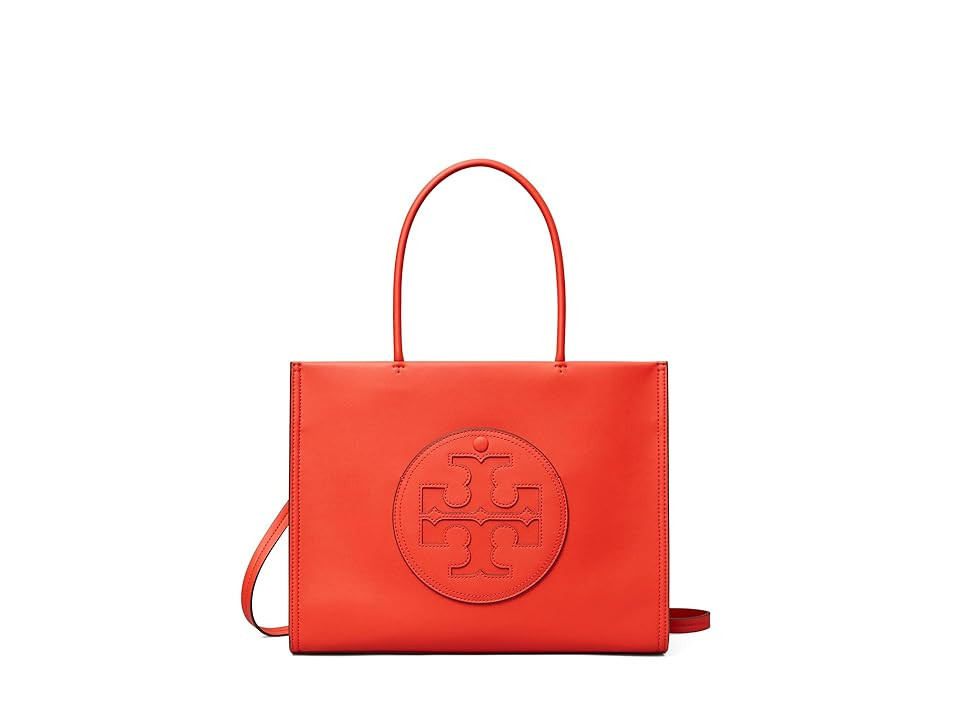 Tory Burch Small Tote (Poppy Red) Tote Handbags | Zappos