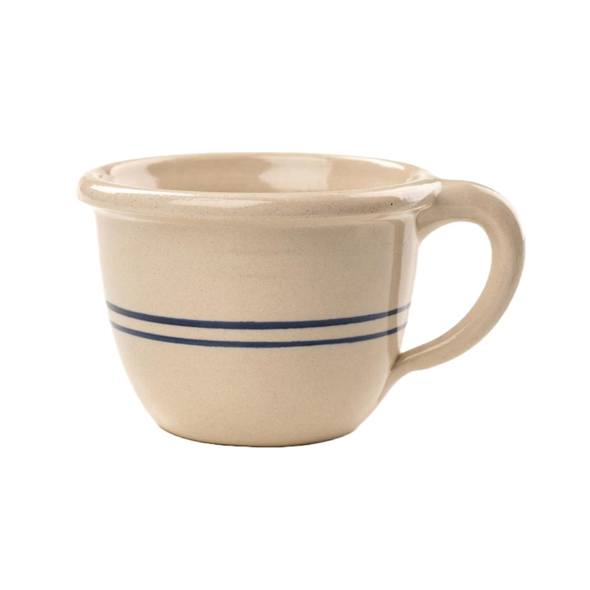 Martinez Pottery Large Soup and Cereal Bowl Handmade Heritage Blue Stripe Stoneware | Target