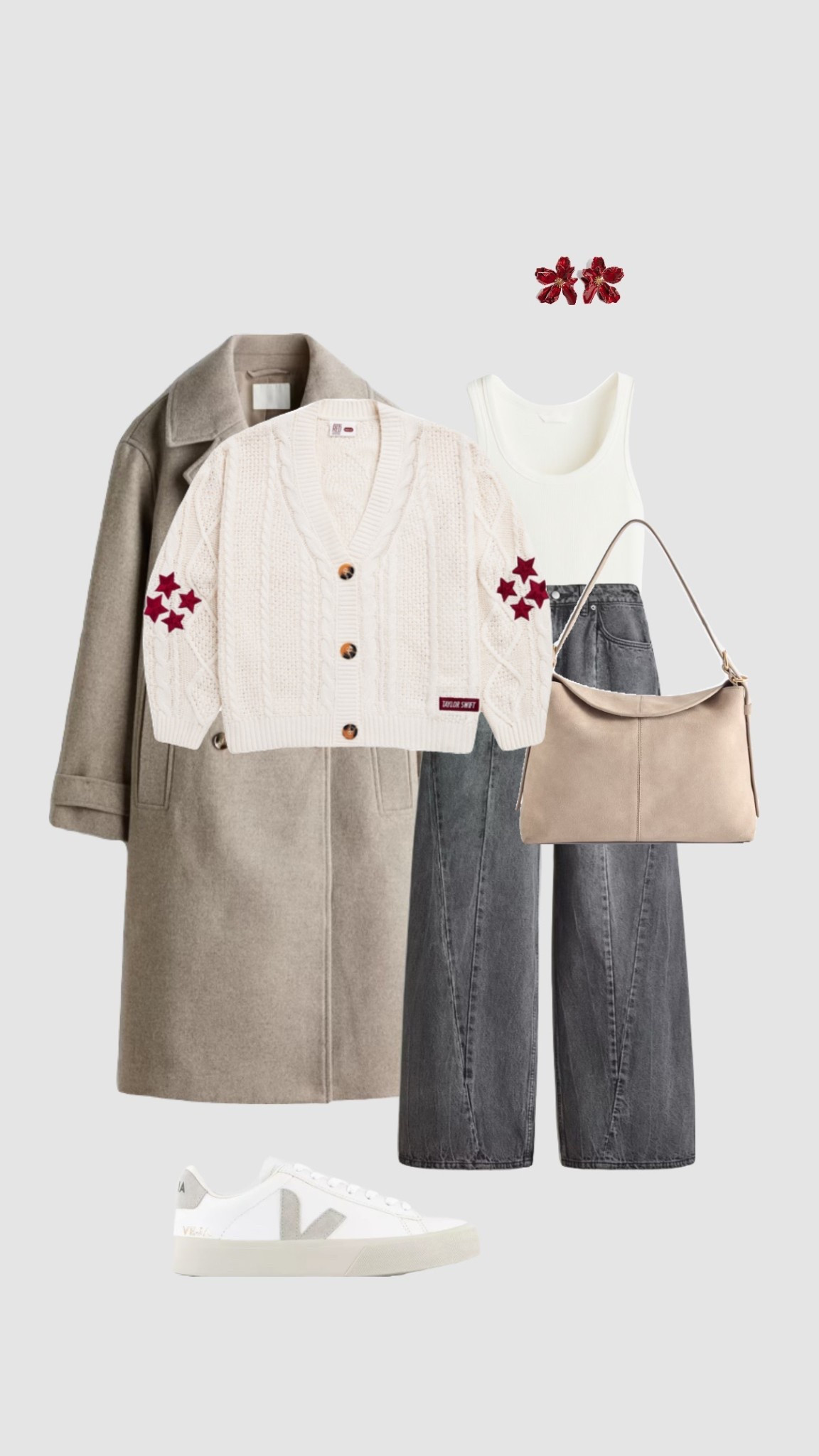 Get 15% off Charles & Keith with code COMAMBW15JESSIE✨
(must be logged into your account for the discount to apply)

Casual winter Taylor Swift Red Cardigan Outfit Ideas

• folklore evermore fearless lover midnights Swiftie autumn winter outfits Taylor nation Christmas Day outfit inspo grey high waisted jeans cream beige longline top •



#LTKwinter #LTKautumn #LTKfestive