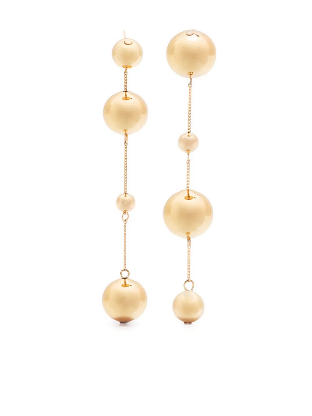 Adrienne bead-embellished drop earrings | Farfetch Global