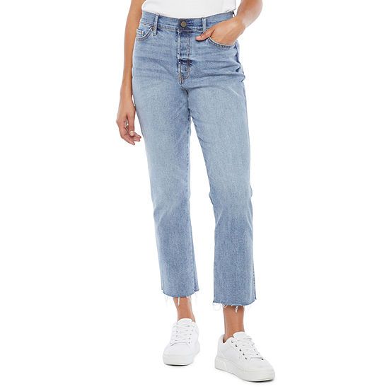 a.n.a Womens High Rise Adaptive Straight Jean | JCPenney