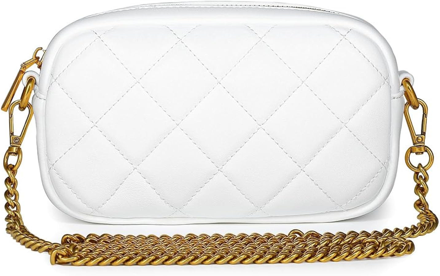 Luxury Crossbody Bag | Fashion Quilted Shoulder Bag | Small Chain Purse for Women - Vegan Leather | Amazon (US)