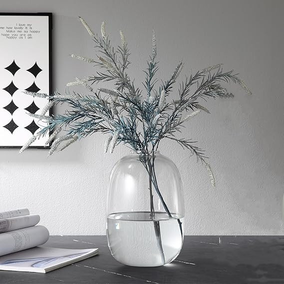 Glass Vase Clear Glass Vase Large Glass Vase Large Clear Vases for Centerpieces Flower Vase for L... | Amazon (US)