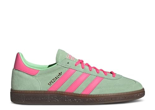 adidas Men's Training Handball Spezial Shoes, Semi Green Spark/Lucid Pink/Gum, Size 9.5 | Amazon (US)