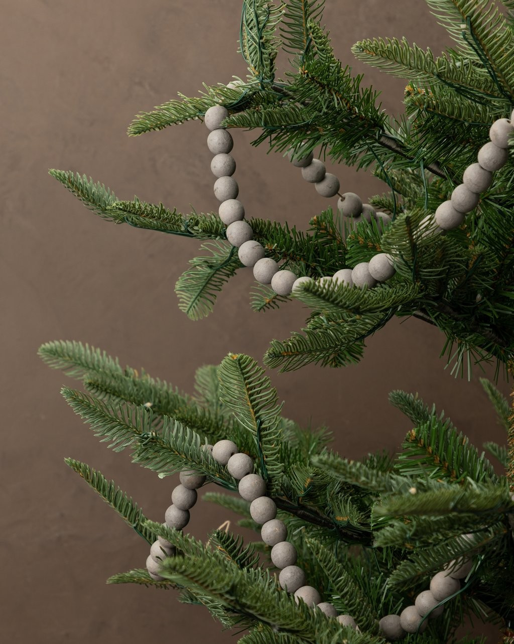 Gray Wooden Beaded Garland | McGee & Co.