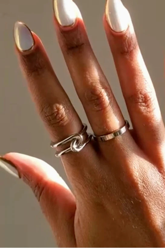 Double Knot Ring in Silver | Henly