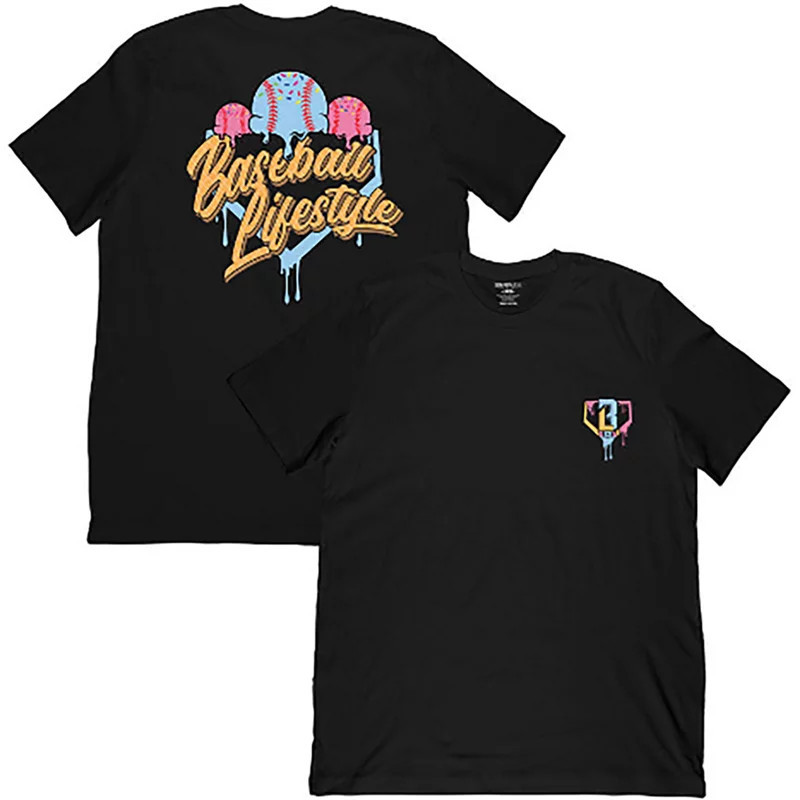 Baseball Lifestyle 101 Boys’ Ice Cream Graphic T-Shirt Black/Light Blue, Small - Youth Baseball Tops/Bttm at Academy Sports | Academy Sports + Outdoors