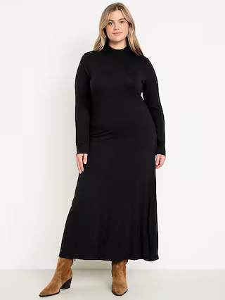 Mock Neck Maxi Dress | Old Navy (US)