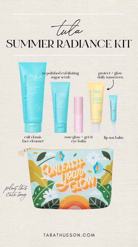 This new summer radiance kit is 45% off + code TARA stacks! @tula

#LTKsalealert #LTKunder100 #LTKbeauty