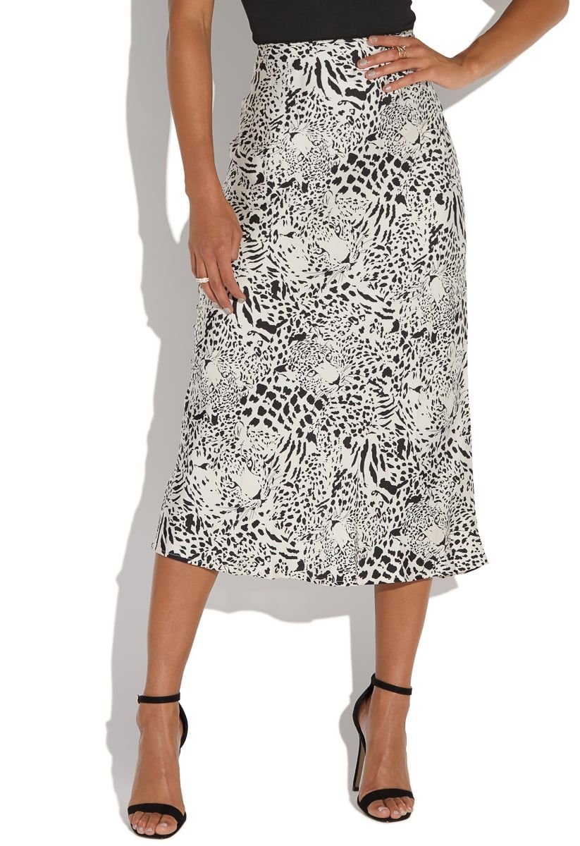 ANIMAL PRINT MIDI SKIRT | ShoeDazzle