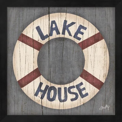 Lake House By Misty Michelle, Framed Wall Art | Wayfair North America