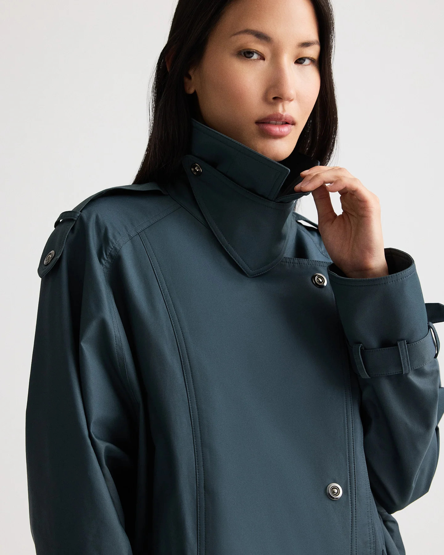Long Bogie Trench in Water Repellent Twill | TWP