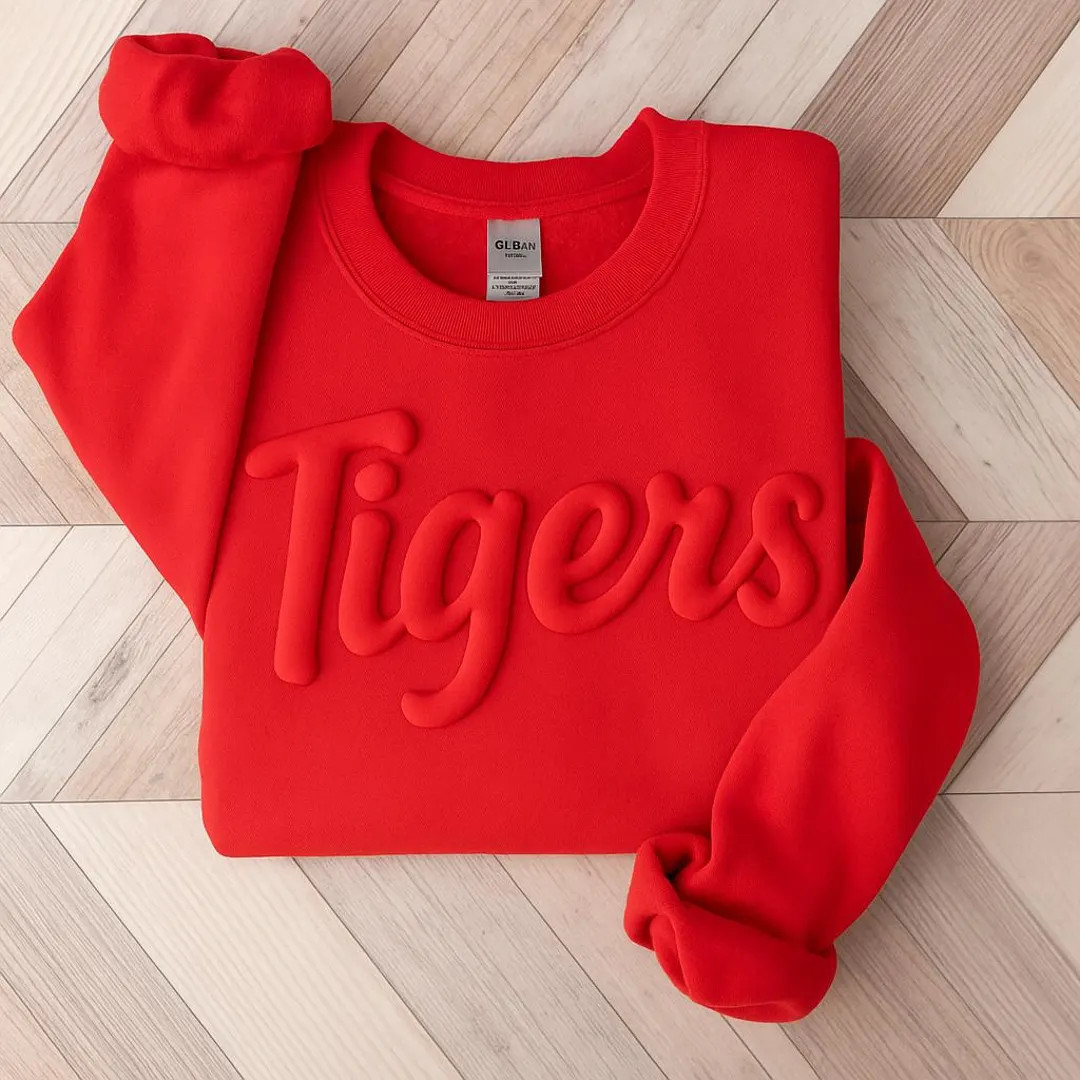 Custom Puff Print Team Name T-shirt, Personalized Puff Writing For Companies, Embossed Mascot Shi... | Etsy (US)