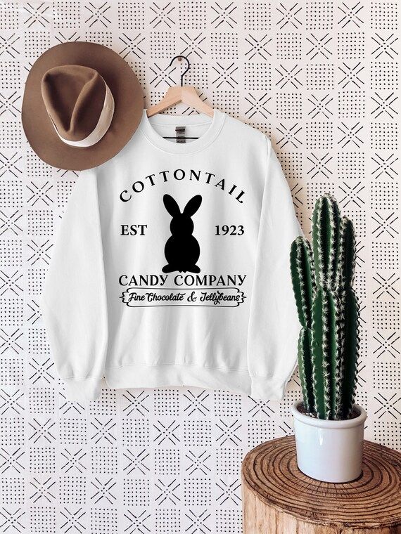 Cottontail Candy Sweatshirt Company Easter Sweater Easter | Etsy | Etsy (US)