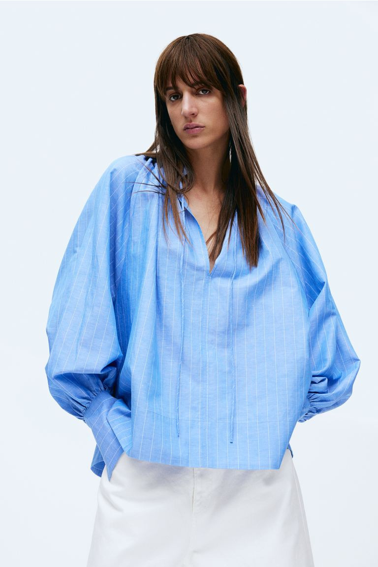 Balloon-sleeved Blouse | H&M (US + CA)