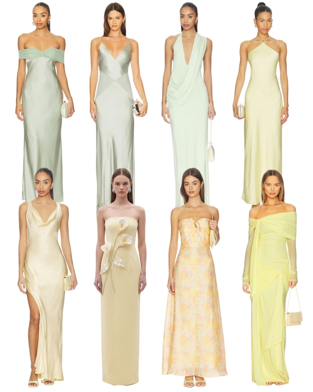 summer wedding guest dresses 💚💛

#LTKSeasonal #LTKWedding #LTKootd