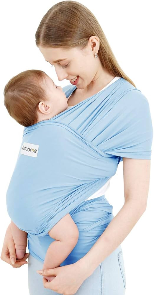 Acrabros Baby Wrap Carrier,Hands Free Baby Carrier Sling,Lightweight,Breathable,Softness,Perfect ... | Amazon (US)