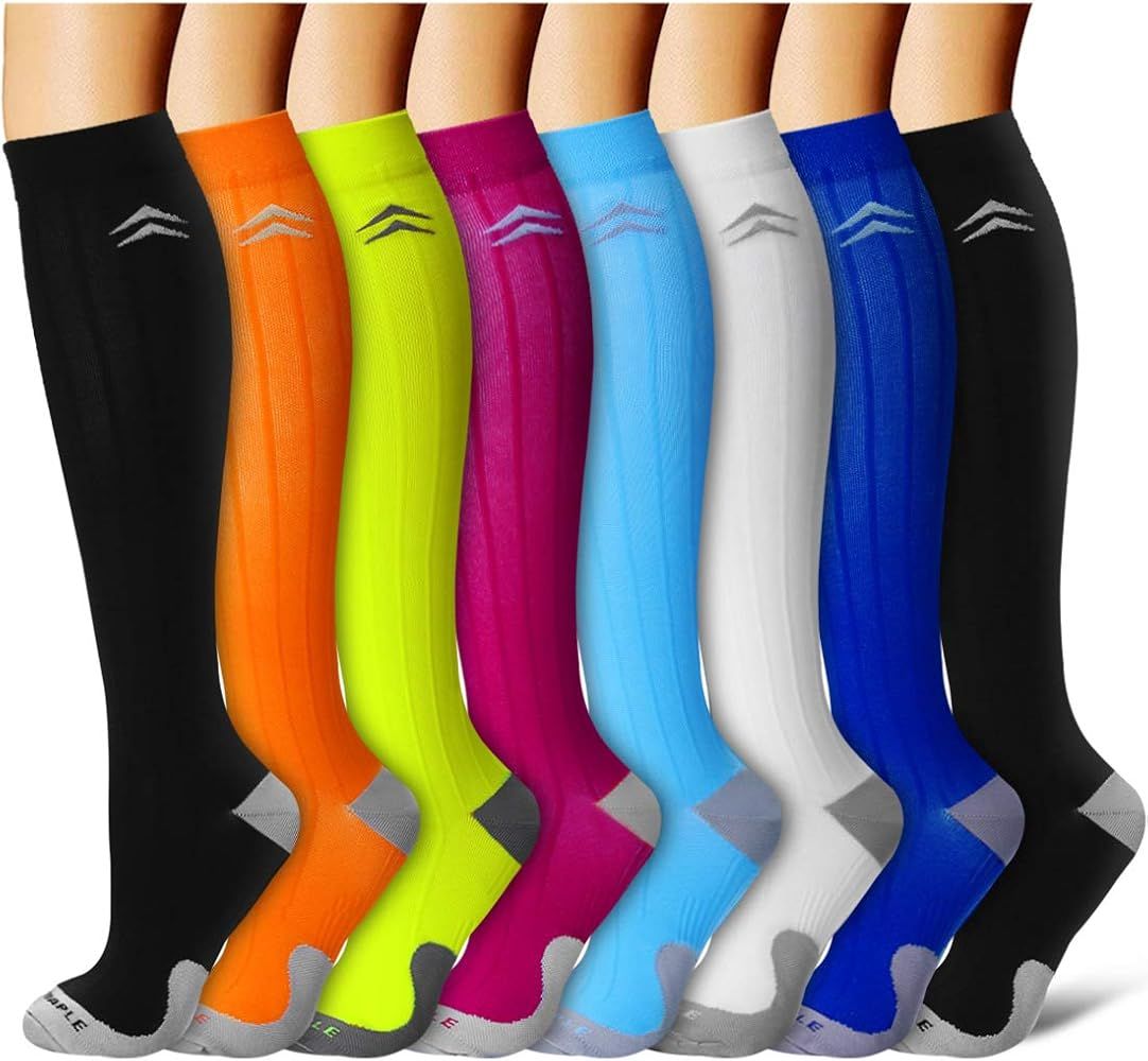 Compression Socks for Men and Women - Best for Running, Athletic Sports, Varicose Veins, Travel | Amazon (US)