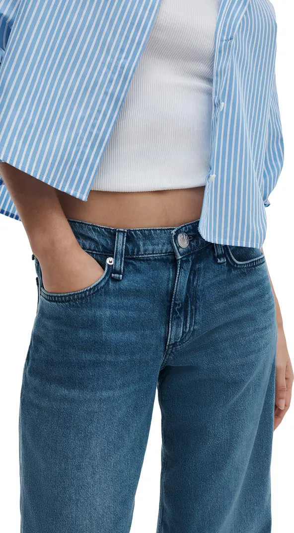 Featherweight Saige Low Rise Straight Leg Jeans | Nordstrom