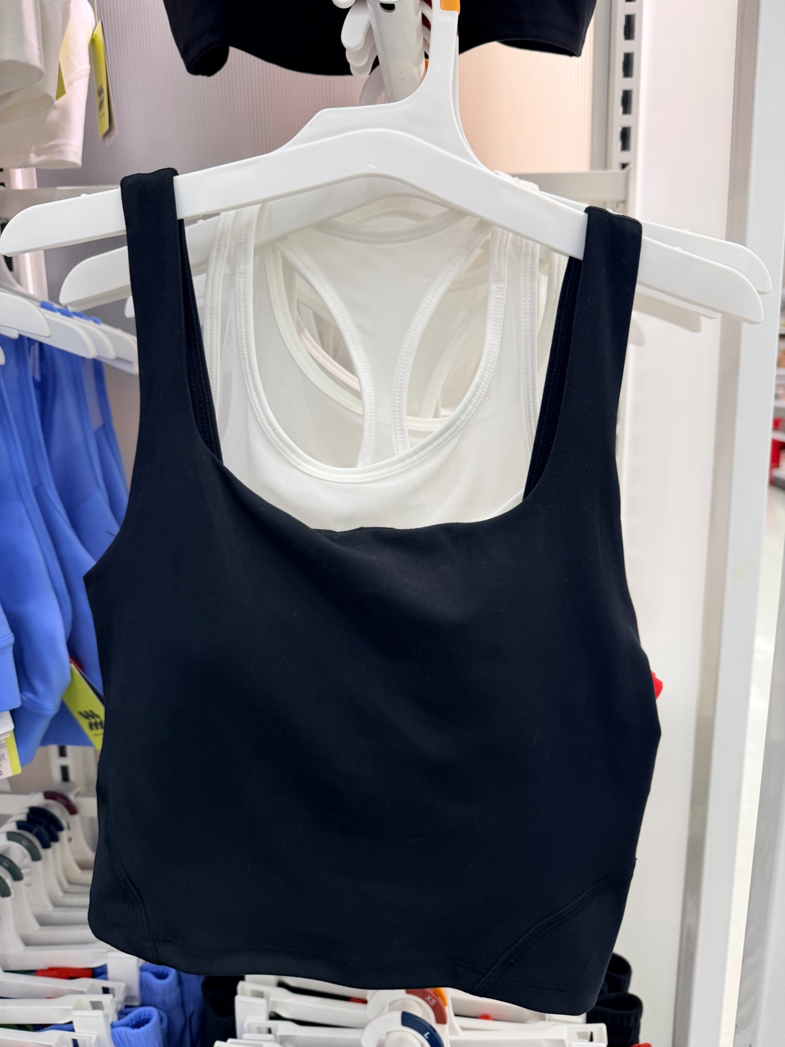 I love a square neck tank top! 

#LTKActive