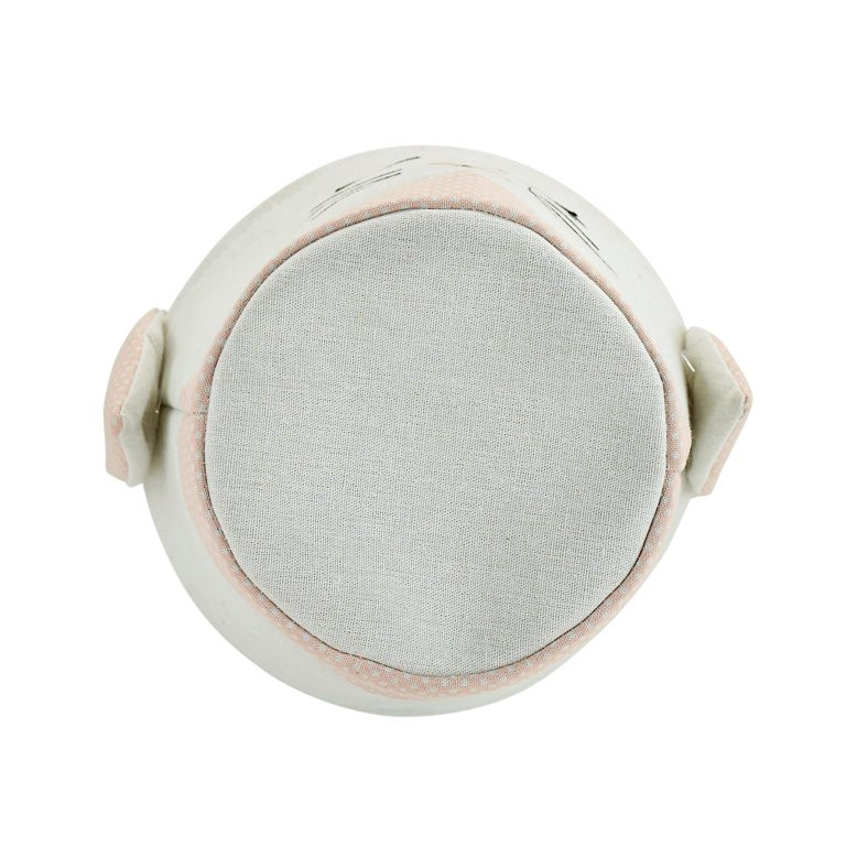 Way To Celebrate Easter Fabric Bunny Easter Basket, Pink | Walmart (US)