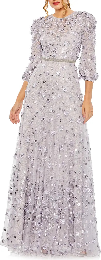 Mac Duggal Floral Lace Gown | Nordstrom | Nordstrom