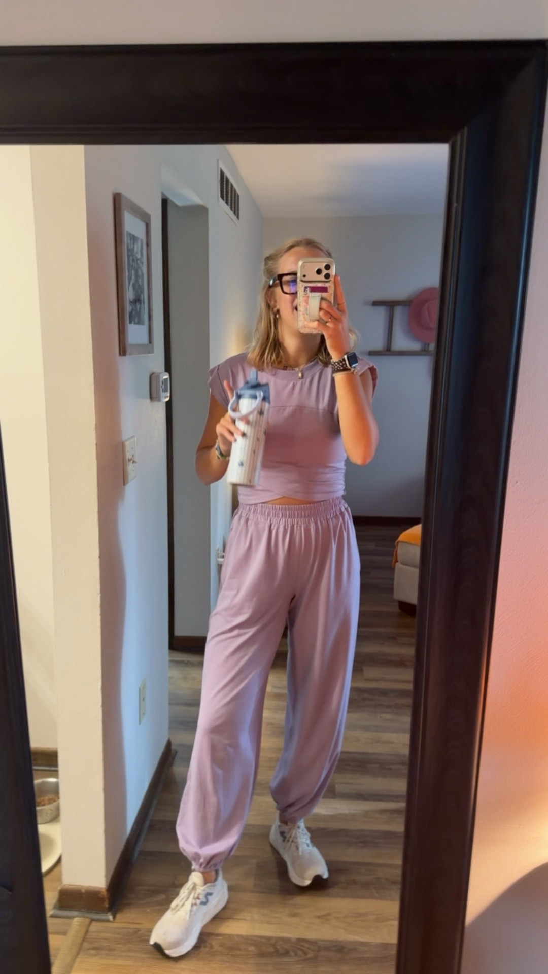 Today’s work-from-home ootd — 06.24.26 💜🤓👩🏼‍💻

The most PERFECT wfh & travel 2-piece set from Amazon!!! OBSESSED with this light purple color & it comes in 20+ other colors! 🤩✈️

price ranges from $44.99 to $47.99 and it IS WORTH EVERY PENNY 💸

*linking up some other fun colors too :)

size medium in light purple Amazon set
size 9 in New Balance running shoes from @DSW 
*new crossbody bag & jewelry is from Amazon — so cute!!

Amazon finds, Amazon deals, Amazon two piece sets, Amazon Deal Days, Deal Days finds, trending sets, travel sets, travel finds, Target sandals, outfit of the day, trending summer outfits, DSW footwear, DSW running shoes, New Balance shoes, Amazon jewelry, jewelry finds, beauty finds, beauty deals, travel outfits, Prime Day deals, watch now

#LTKSaleAlert #LTKootd #LTKOver40