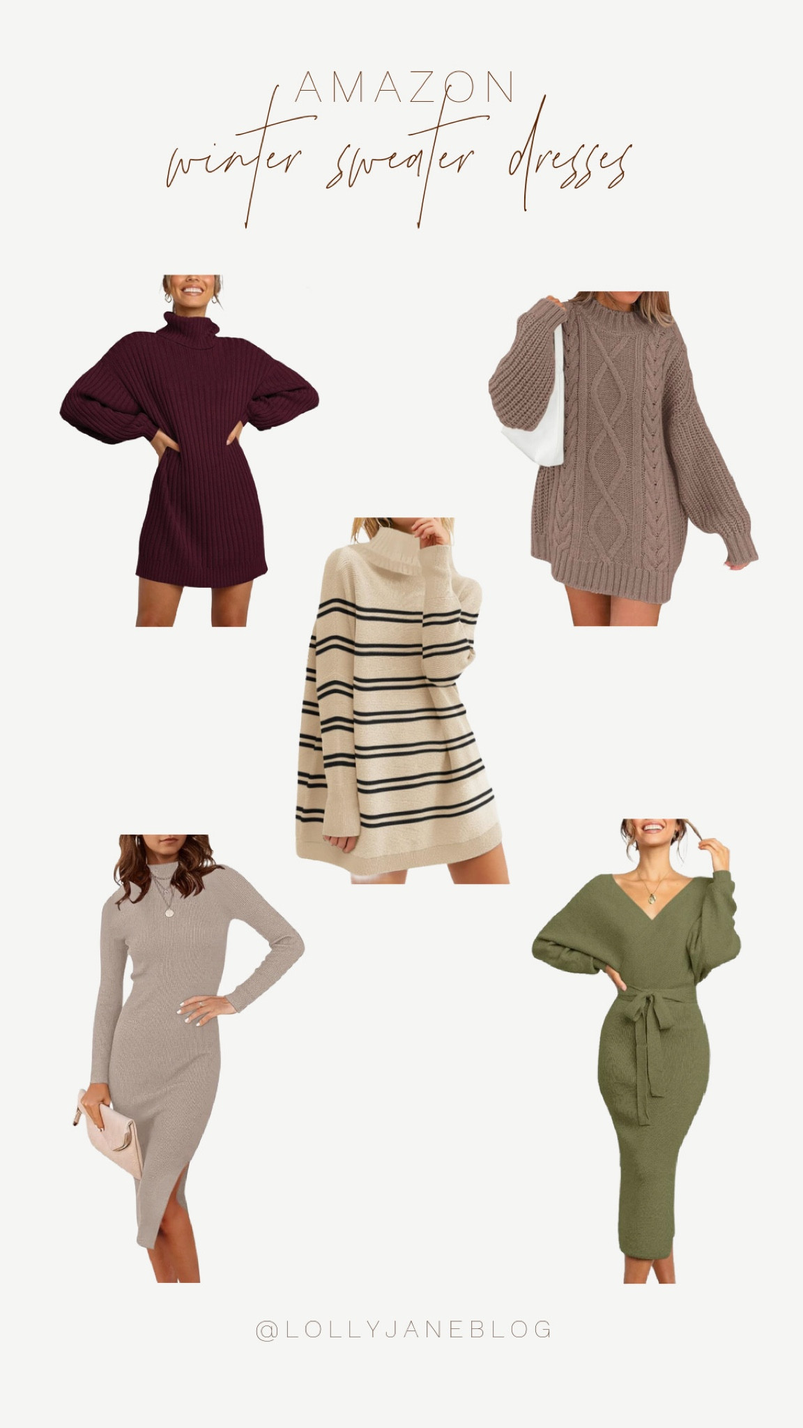 Cozy up in style this winter with our adorable sweater dresses! Whether you love a cute mini, a chic maxi, or something in between, we've got the perfect fit for you. From playful patterns and bold stripes to classic turtlenecks, each one is designed to keep you warm and stylish all season long. 

Short & sweet or long & cozy—pick your favorite!
Snuggle-ready and oh-so-cute!
Versatile for any winter outing—layer, accessorize, and shine.

Get yours before they're gone!  #WinterWardrobe #SweaterDressGoals #CozyVibes #WinterStyle #StayWarmLookCute

#LTKSeasonal #LTKHoliday #LTKStyleTip