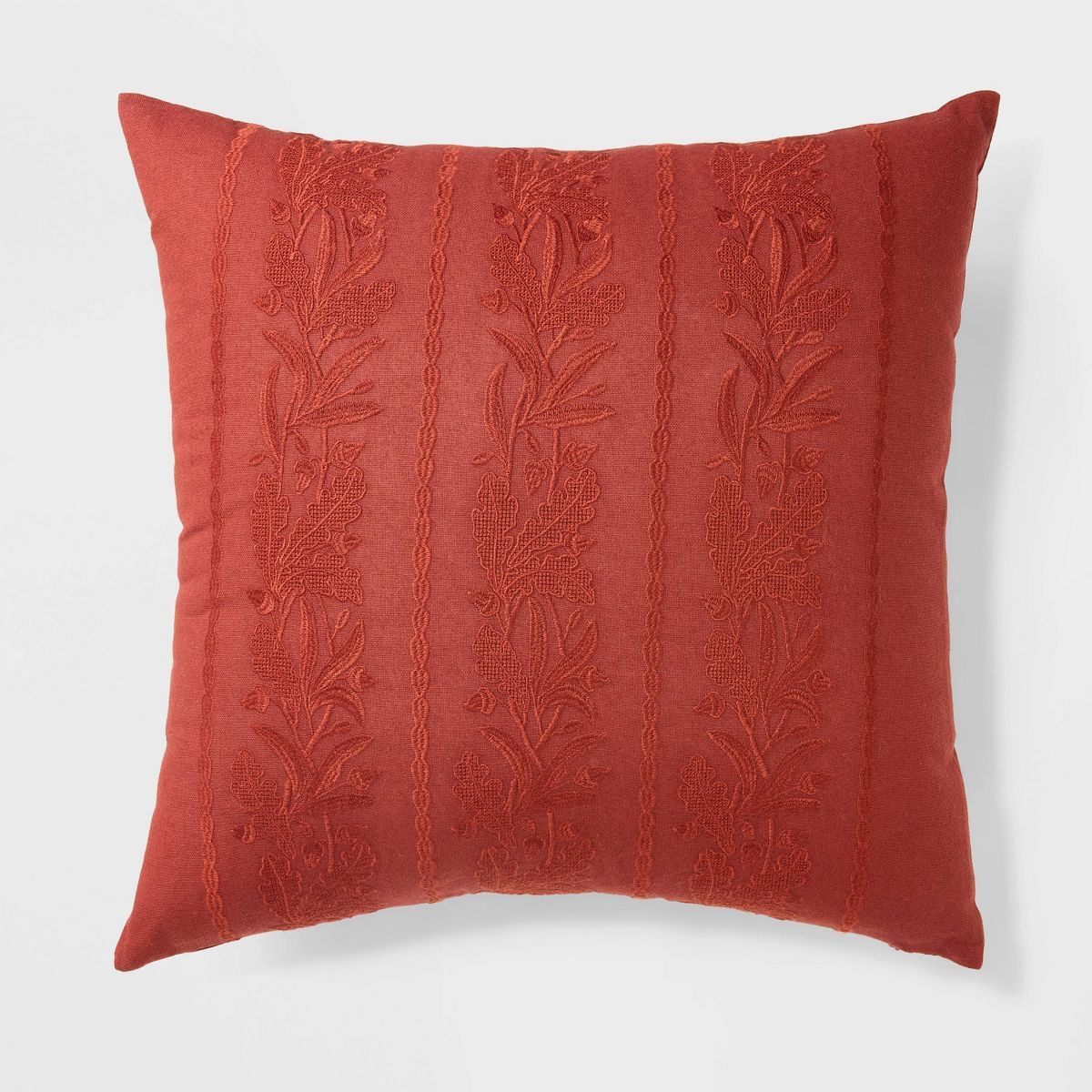 Oversize Tonal Embroidered Acorn Lumbar Throw Pillow - Threshold™ designed with Studio McGee | Target