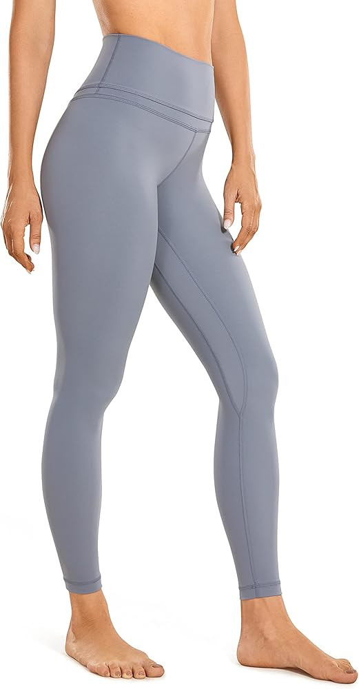 CRZ YOGA Women's Naked Feeling Workout Leggings 25 Inches - 7/8 High Waist Yoga Tight Pants | Amazon (US)