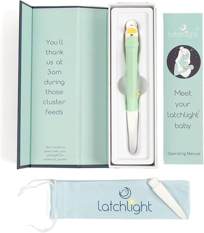 – Wearable Baby Night Light for Breastfeeding & Bottle Feeding | Dimmable Amber Glow | Melatoni... | Amazon (US)