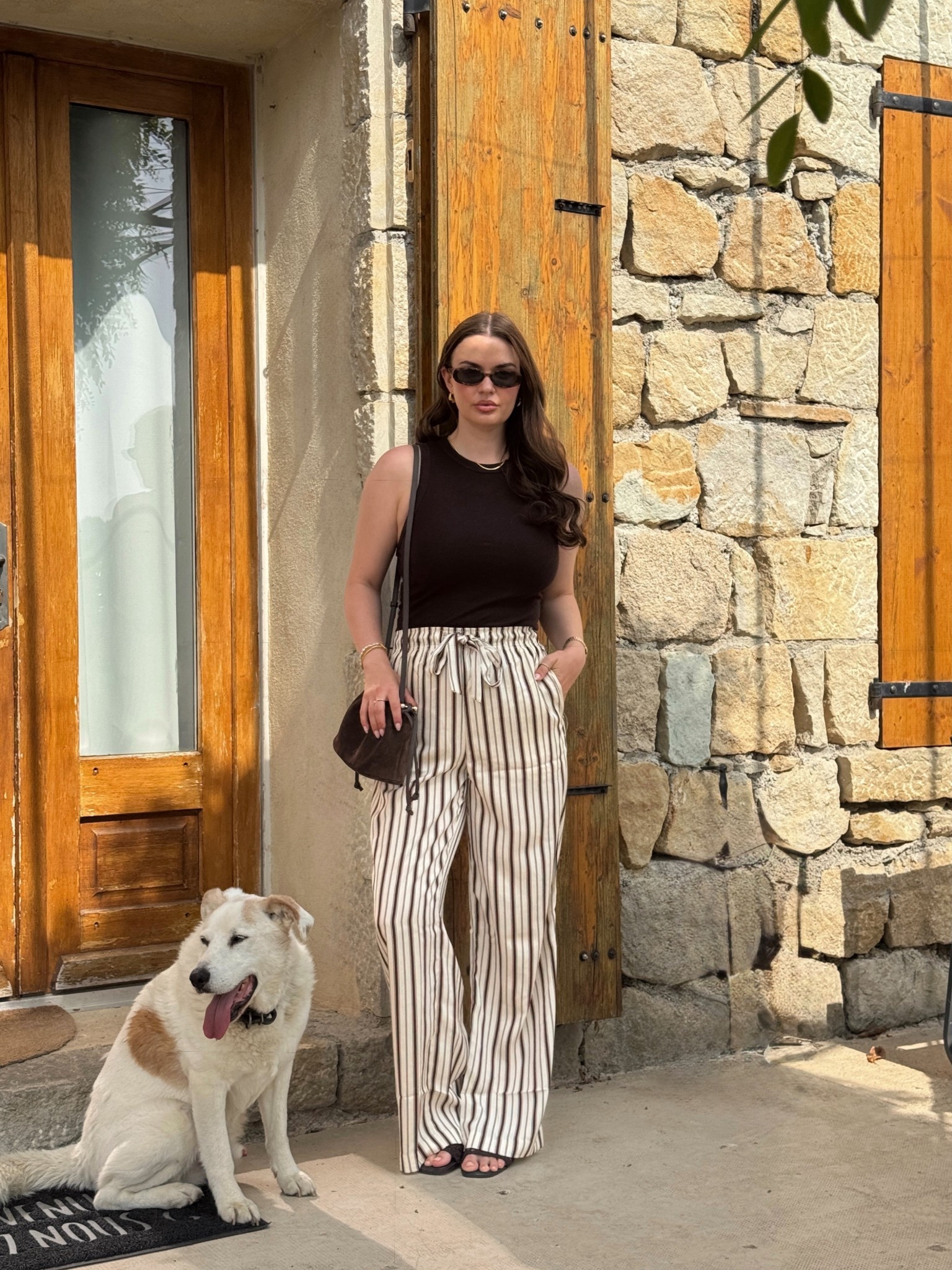 Chocolate brown & stripes summer outfit idea

#LTKuk #LTKstyletip #LTKsummer