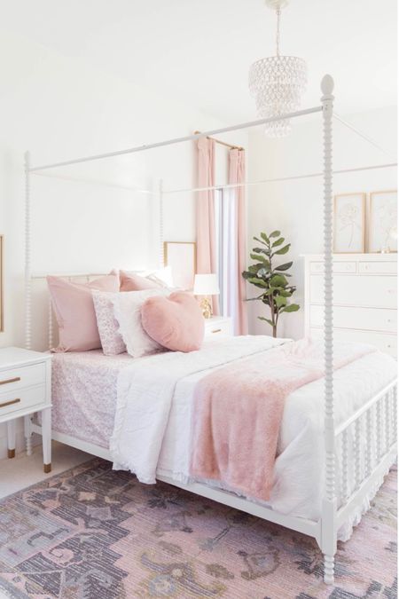 The cutest heart pillow is back in stock! So loved putting together this glam girl room for my daughter! This crystal chandelier is my favorite! 

#LTKunder100 #LTKFind #LTKhome