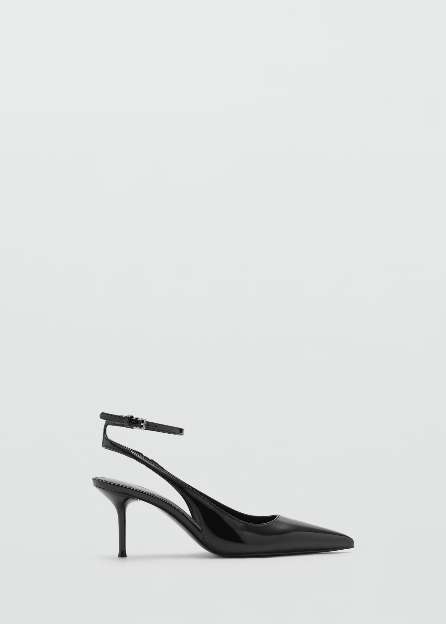 Patent leather-effect heeled shoes - Women | MANGO USA | Mango (US/MX/AU)