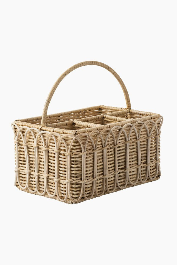 Provence Rattan Silverware Caddy | Tuckernuck (US)