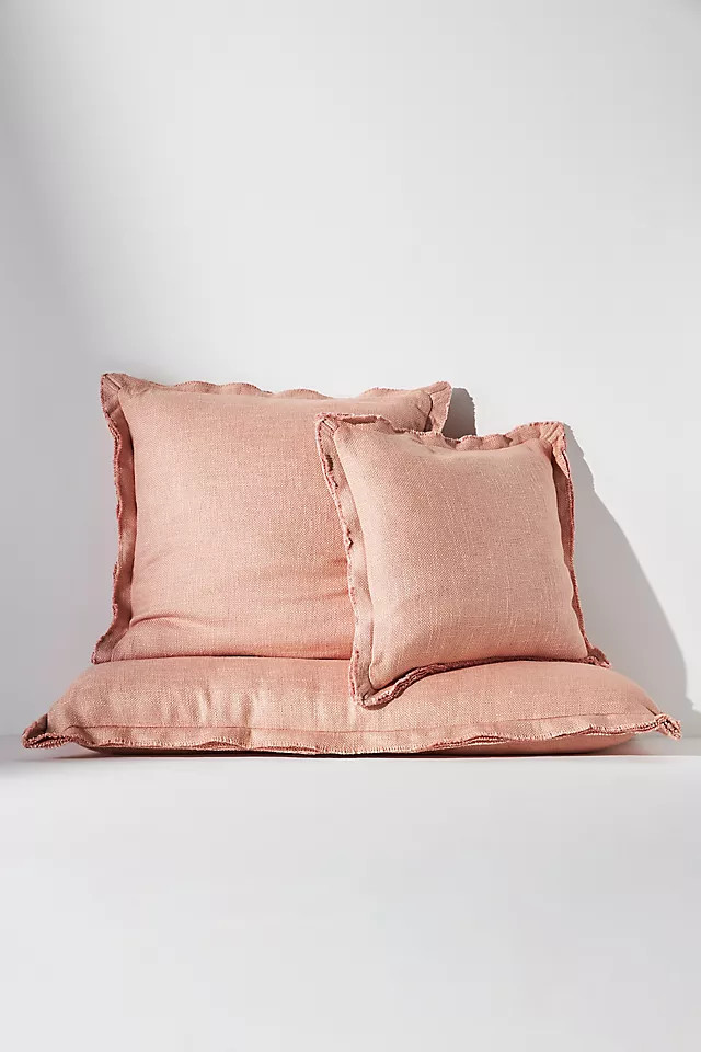 Luxe Linen Blend Pillow | Anthropologie (US)