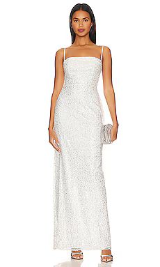 MAJORELLE Galleria Gown in Ivory from Revolve.com | Revolve Clothing (Global)