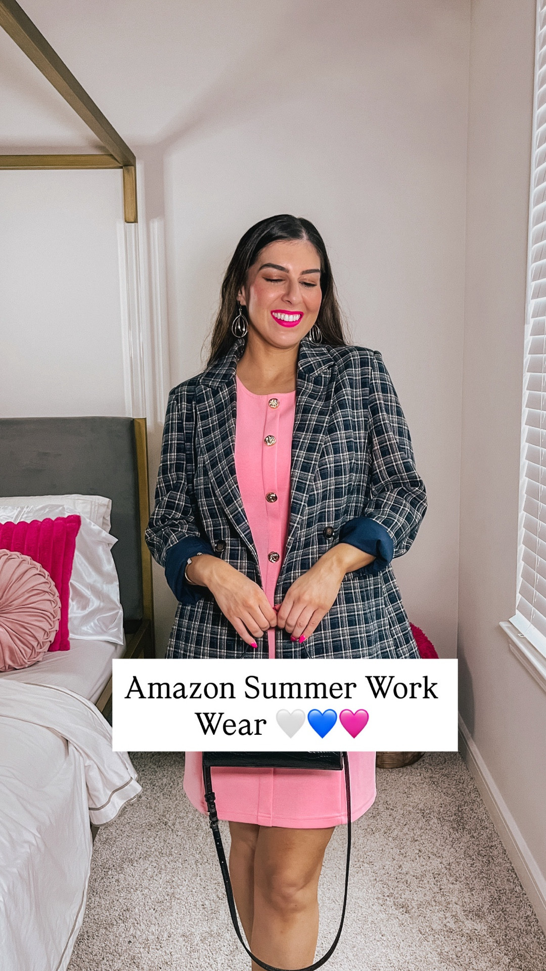 Amazon Wear to Work Outfits 🩷💙🤍 Summer Work Wear and Office Outfits for the season. All pieces come in other colors. Blue dress pants size up one size!!!



#LTKootd #LTKWorkwear #LTKSeasonal