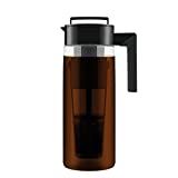 Amazon.com: Takeya Patented Deluxe Cold Brew Coffee Maker, 2 qt, Black: Home & Kitchen | Amazon (US)