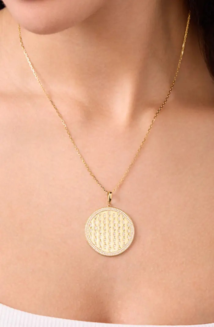 Bony Levy Kiera Diamond Medallion Necklace | Nordstrom | Nordstrom