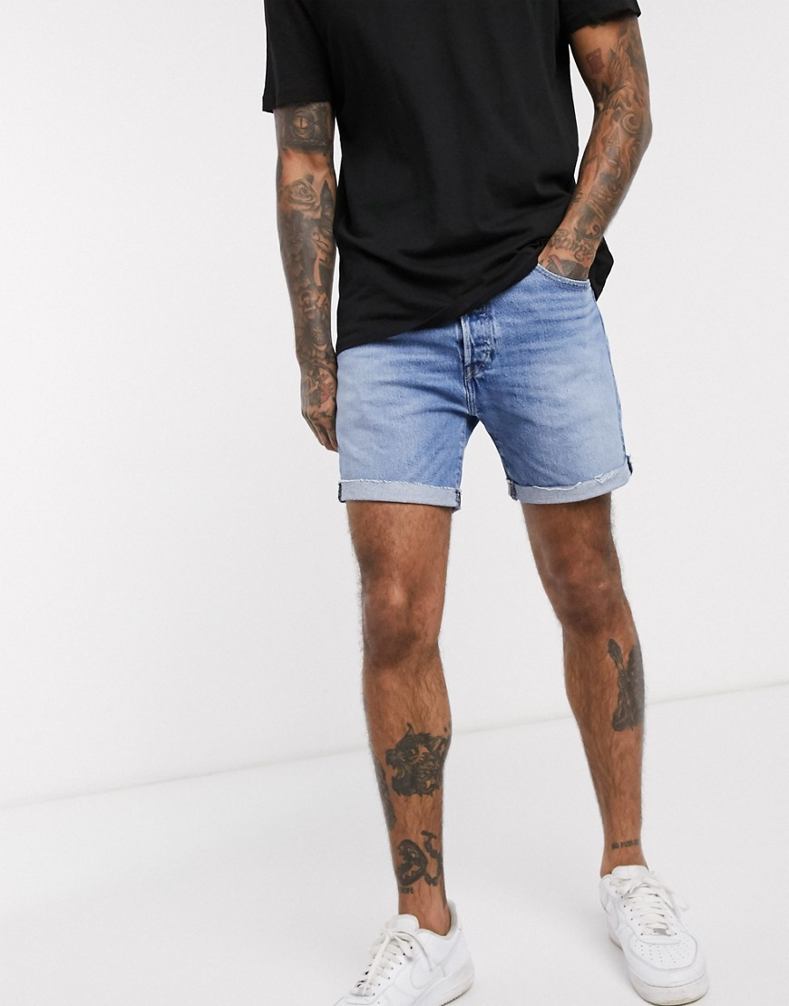 Levi's 501 '93 cut off denim shorts in ham-Blue | ASOS (Global)