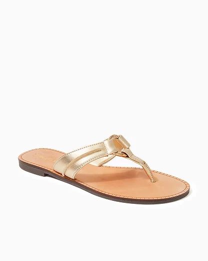 Lilly Pulitzer Lilly Pulitzer Womens McKim Leather Sandal | Lilly Pulitzer