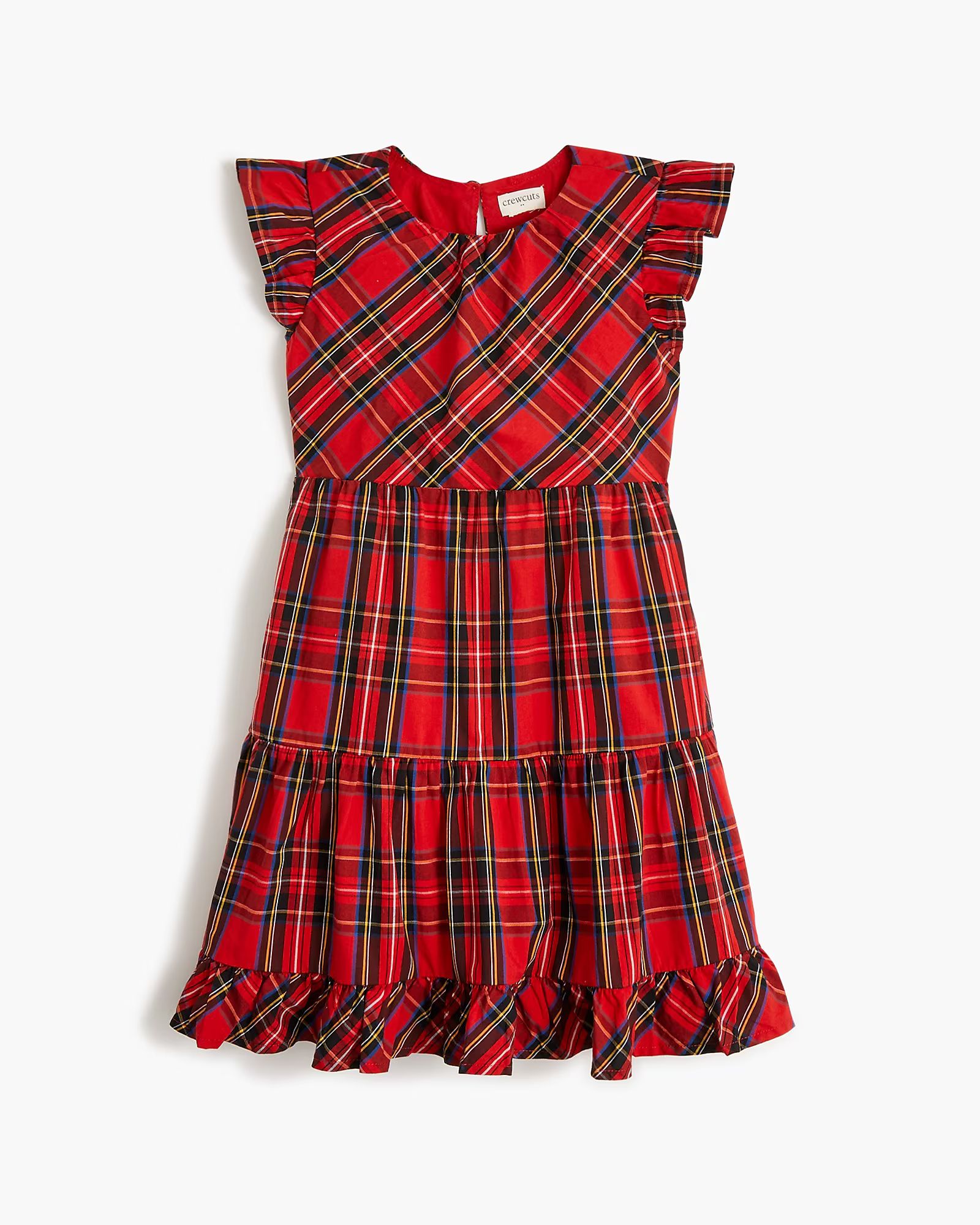 best sellerGirls' tartan ruffle tiered dress 1001 people looked at this item in the last day | J.Crew Factory