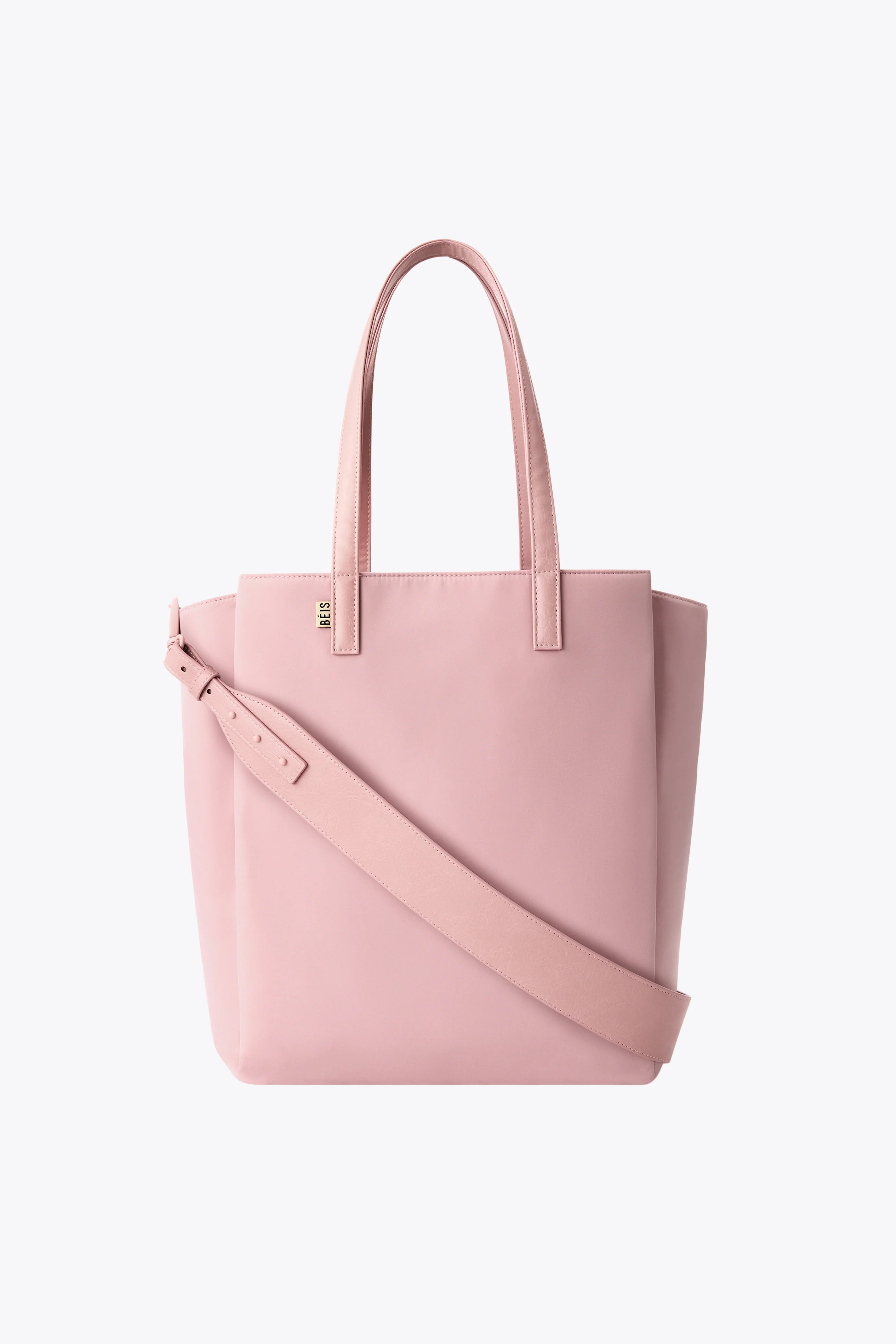 BÉIS 'The Commuter Tote' in Atlas Pink - Pink Commuter Tote For Work & Travel | BÉIS Travel