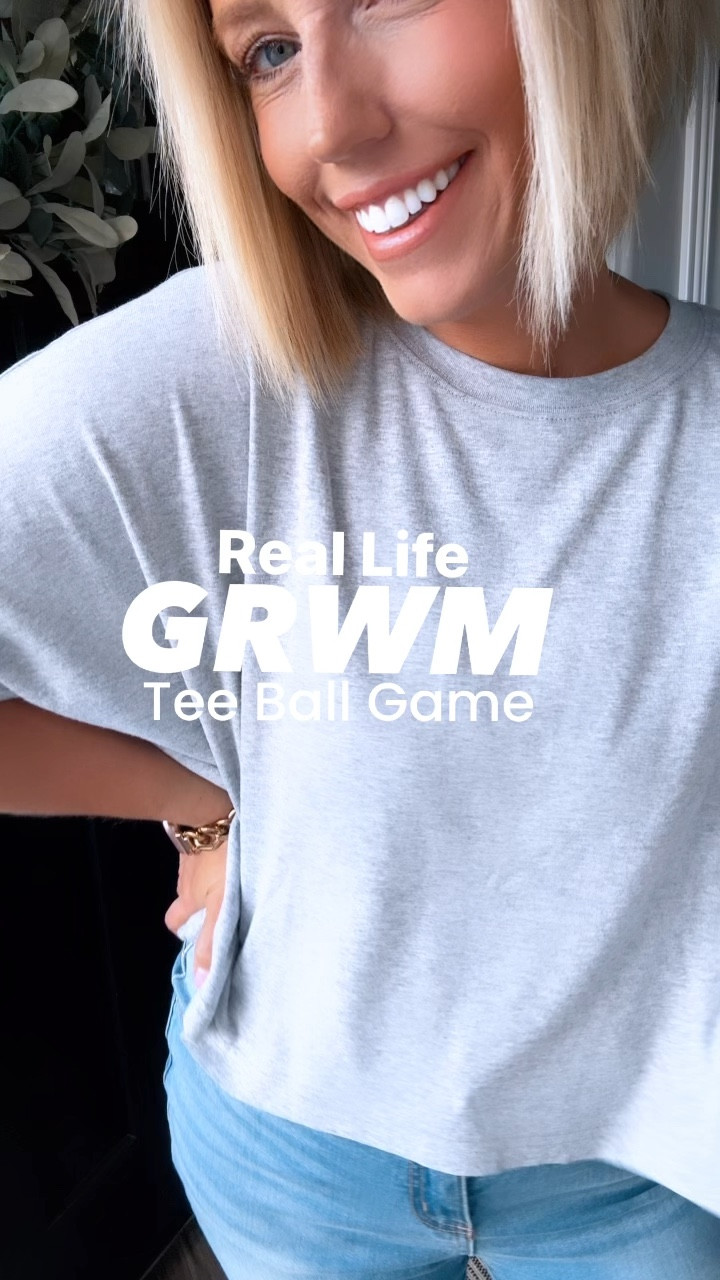 Nothing but real life fashion over here for me so I thought I mights as well share some of my favorite basics!!! I wear this tee in repeat! I have it in 3 colors and probably need to get all of them because it’s inexpensive and I love it!!!! Too hot for jeans? I’m linking my favorite mom approved jean shorts too!!!
⬇️⬇️⬇️
Tee size small
Jeans TTS size 4
Sandals sized up 1/2 size 

#LTKFindsUnder50 #LTKOver40 #LTKVideo