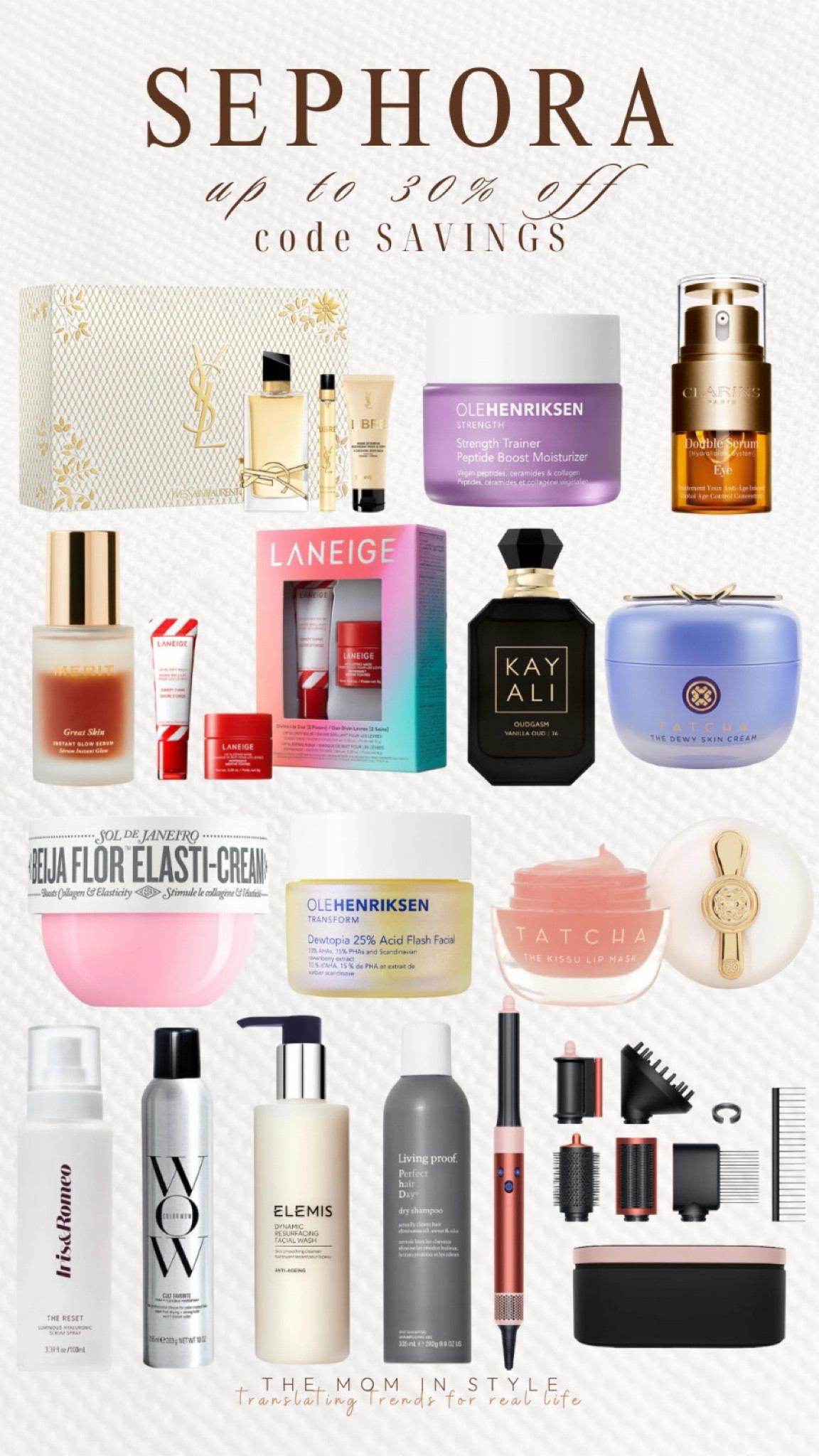 Sephora Savings Event up to 30% off, code SAVINGS

#LTKFindsUnder50 #LTKFindsUnder100 #LTKGiftGuide