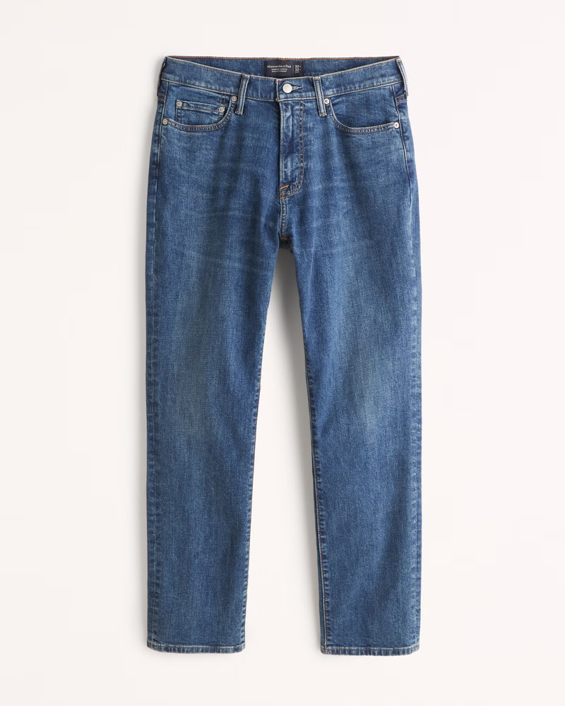 Men's Athletic Straight Jeans | Men's Bottoms | Abercrombie.com | Abercrombie & Fitch (US)