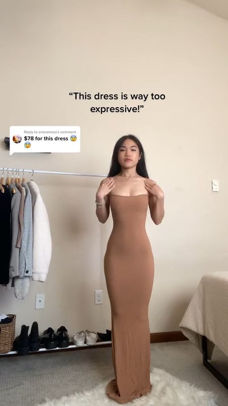 This dress is everything ☺️



Maxi dress, skims dress, viral maxi dress