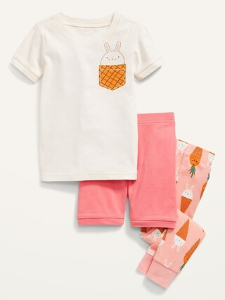 Unisex 3-Piece Pajama Set for Toddler & Baby | Old Navy (US)